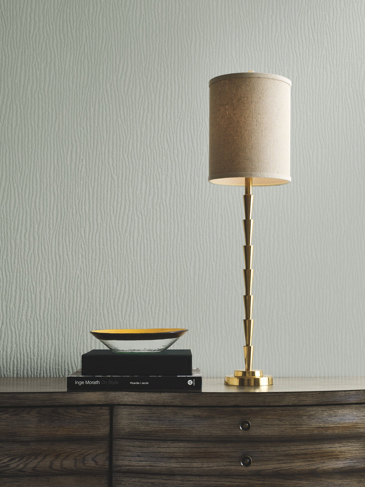 DD3791 Rain Chimes Green Dazzling Dimensions Wallpaper by York Wallcoverings