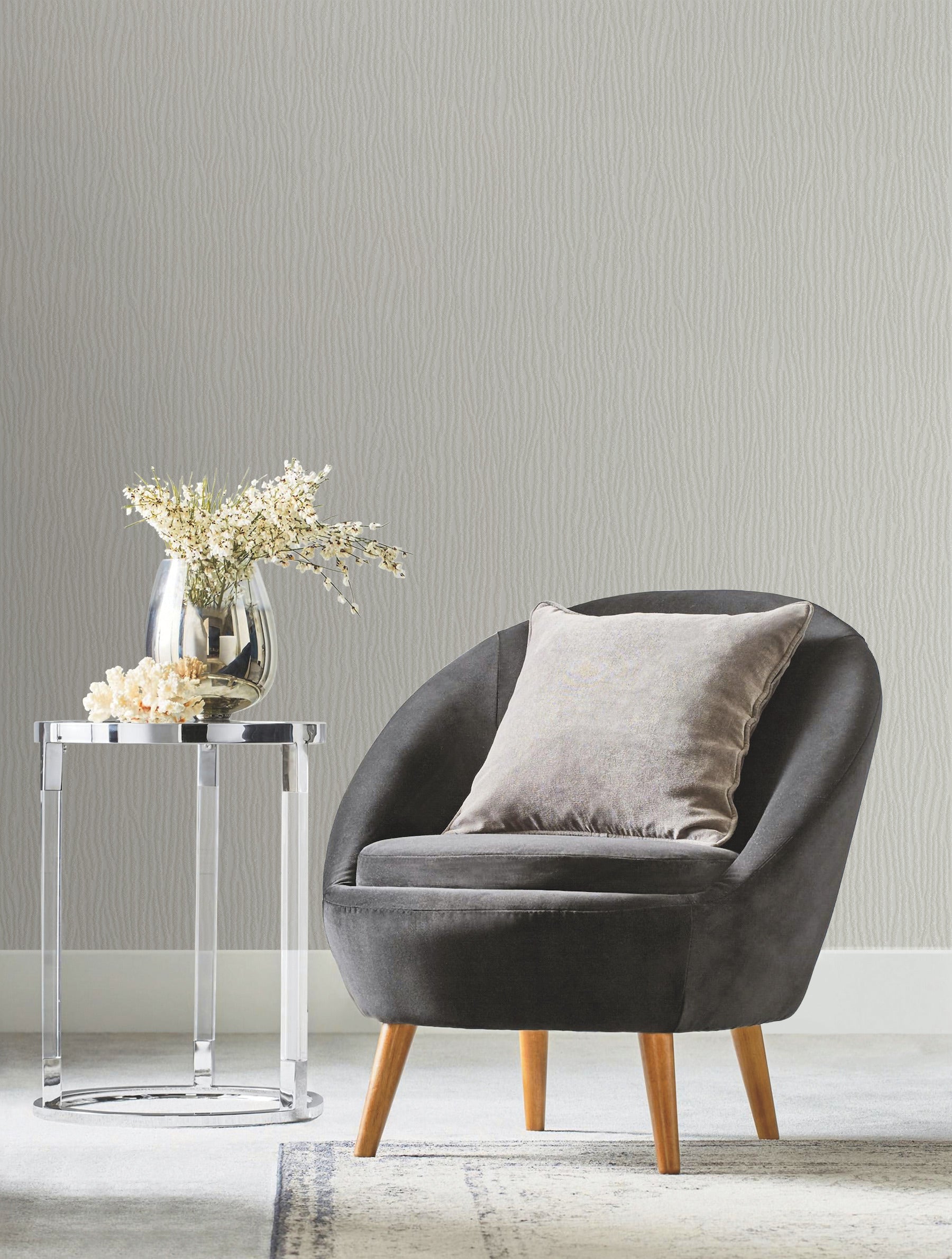 DD3794 Rain Chimes Grey Dazzling Dimensions Wallpaper by York Wallcoverings