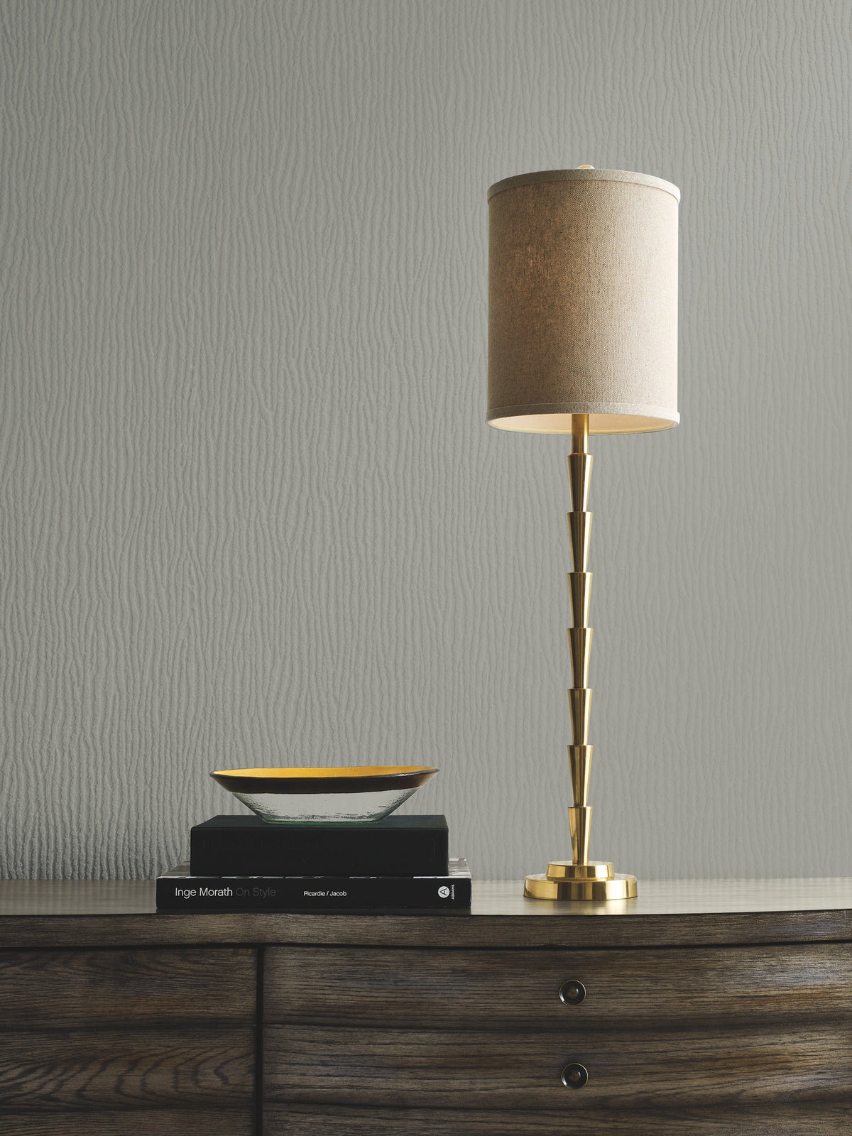 DD3794 Rain Chimes Grey Dazzling Dimensions Wallpaper by York Wallcoverings