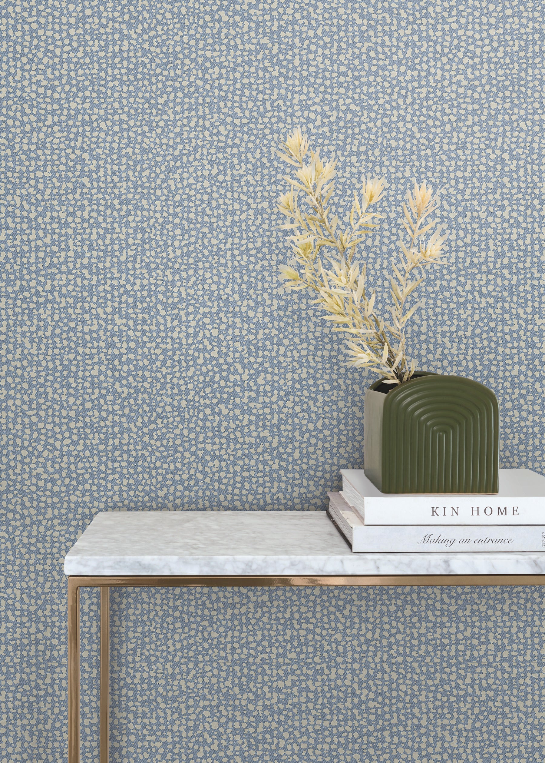 DD3802 Galaxies Blue Dazzling Dimensions Wallpaper by York Wallcoverings