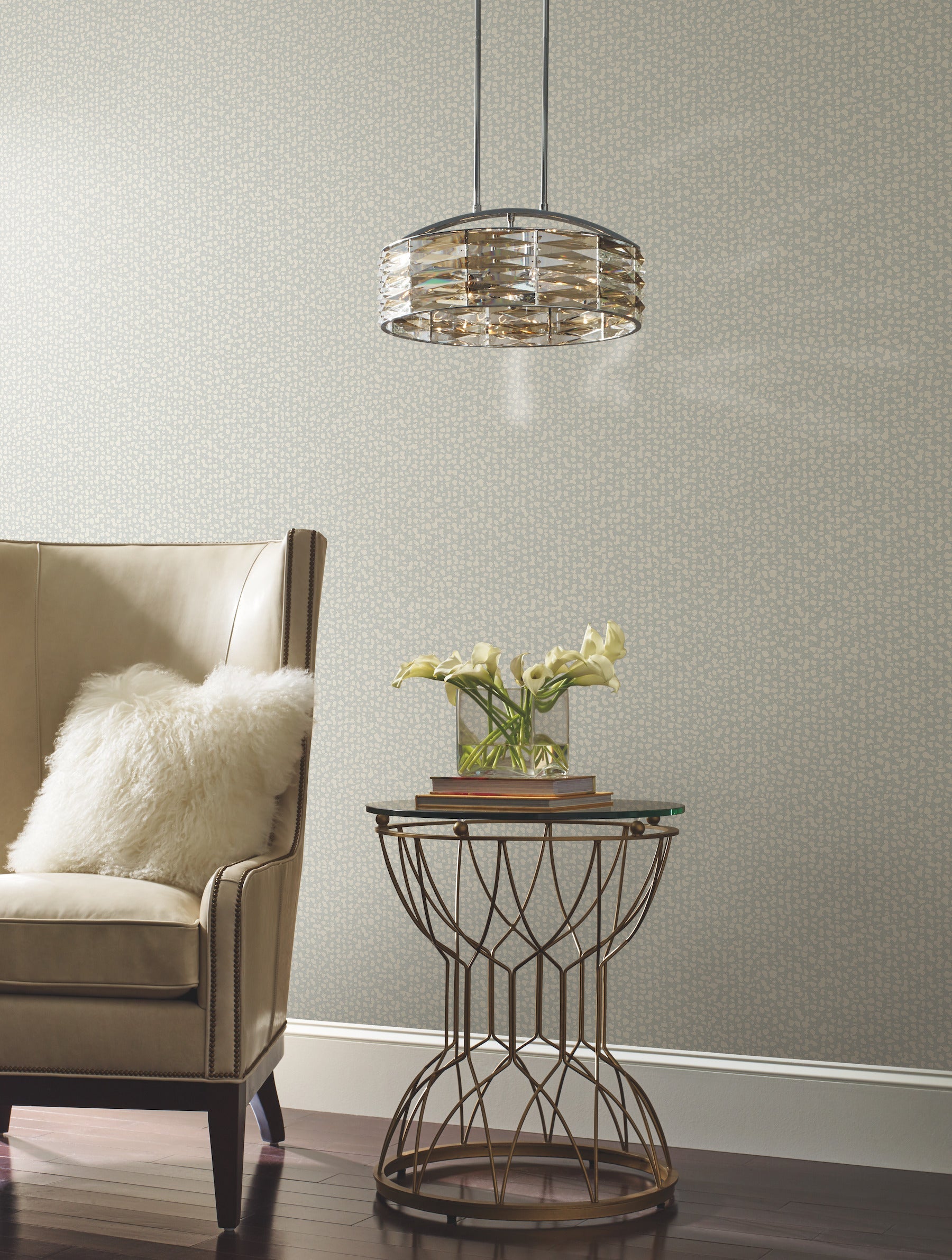 DD3804 Galaxies Grey Dazzling Dimensions Wallpaper by York Wallcoverings