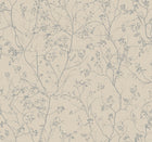 DD3815 Luminous Branches Taupe & Silver Dazzling Dimensions Wallpaper by York Wallcoverings
