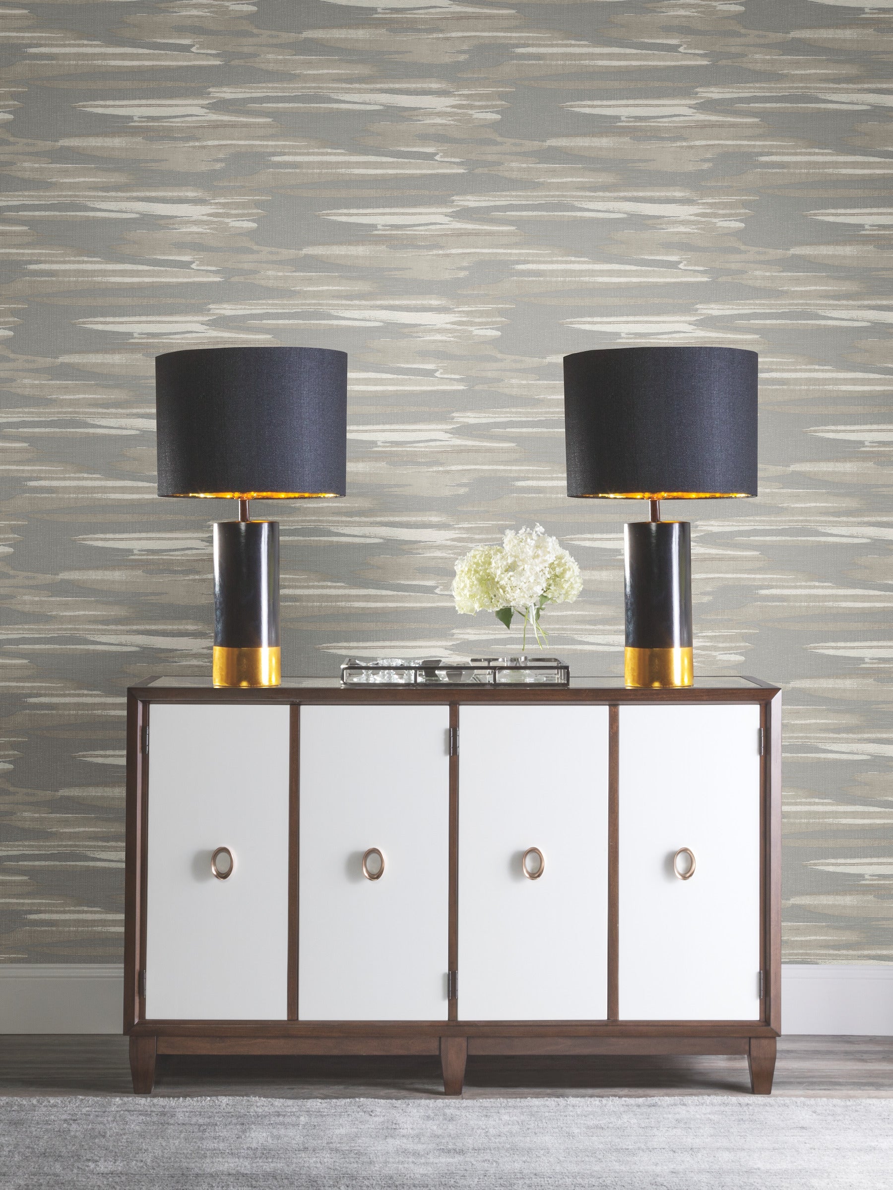 DD3821 Nimbus Grey Dazzling Dimensions Wallpaper by York Wallcoverings