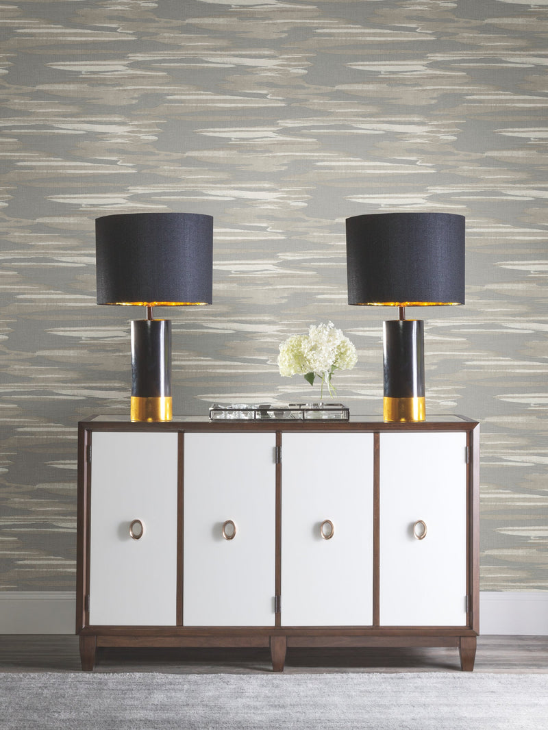 DD3821 Nimbus Grey Dazzling Dimensions Wallpaper by York Wallcoverings
