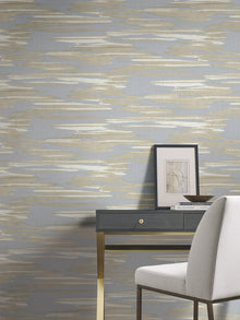DD3822 Nimbus Blue & Cream Dazzling Dimensions Wallpaper by York Wallcoverings