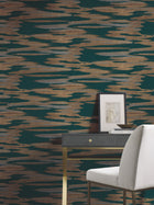 DD3823 Nimbus Teal Dazzling Dimensions Wallpaper by York Wallcoverings