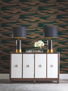 DD3823 Nimbus Teal Dazzling Dimensions Wallpaper by York Wallcoverings