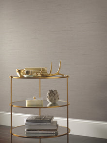 DD3832 Ribbon Bamboo Silver Metallic Dazzling Dimensions Wallpaper by York Wallcoverings