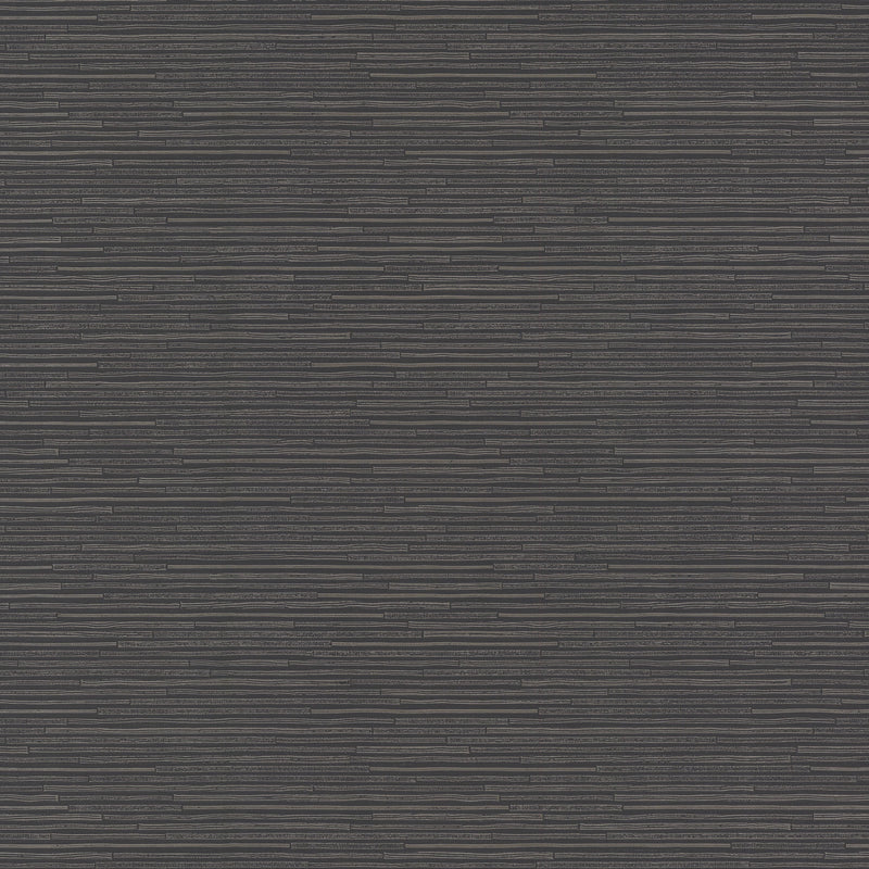 DD3835 Ribbon Bamboo Black & Silver Metallic Dazzling Dimensions Wallpaper by York Wallcoverings