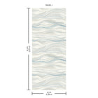 DD3841M Currents Blue Dazzling Dimensions Mural by York Wallcoverings