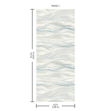 DD3841M Currents Blue Dazzling Dimensions Mural by York Wallcoverings