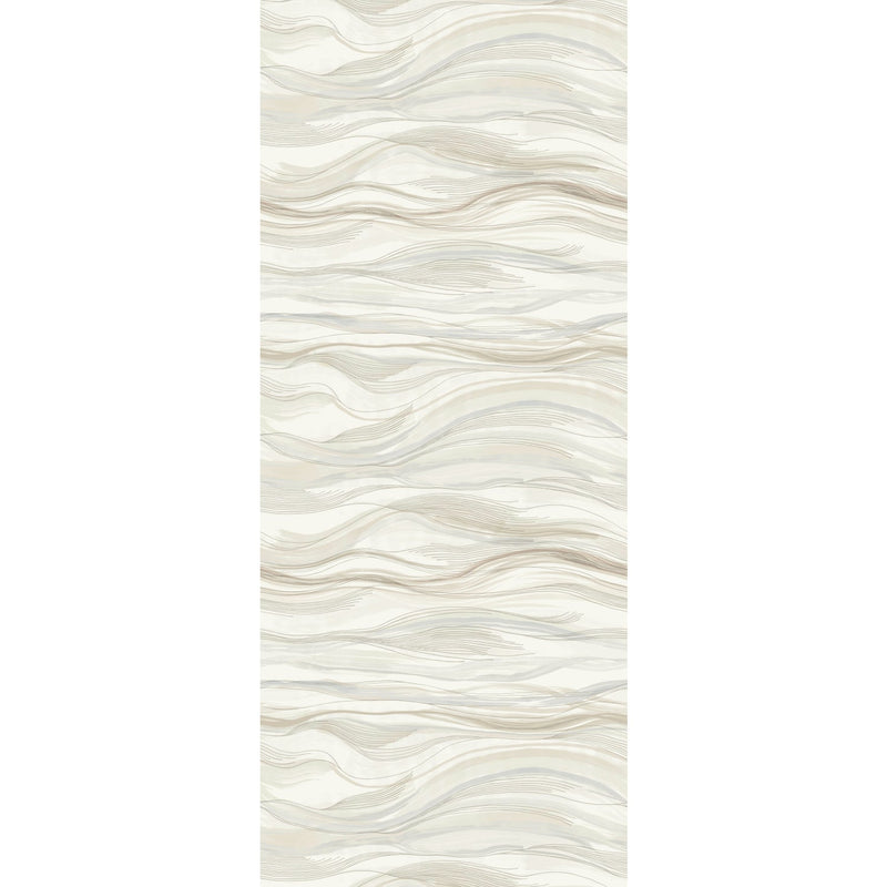 DD3842M Currents Neutral Dazzling Dimensions Mural by York Wallcoverings