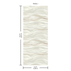 DD3842M Currents Neutral Dazzling Dimensions Mural by York Wallcoverings