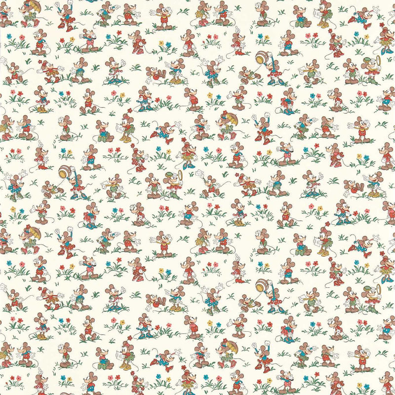 217263 Mickey & Minnie Disney Home Wallpaper by Sanderson