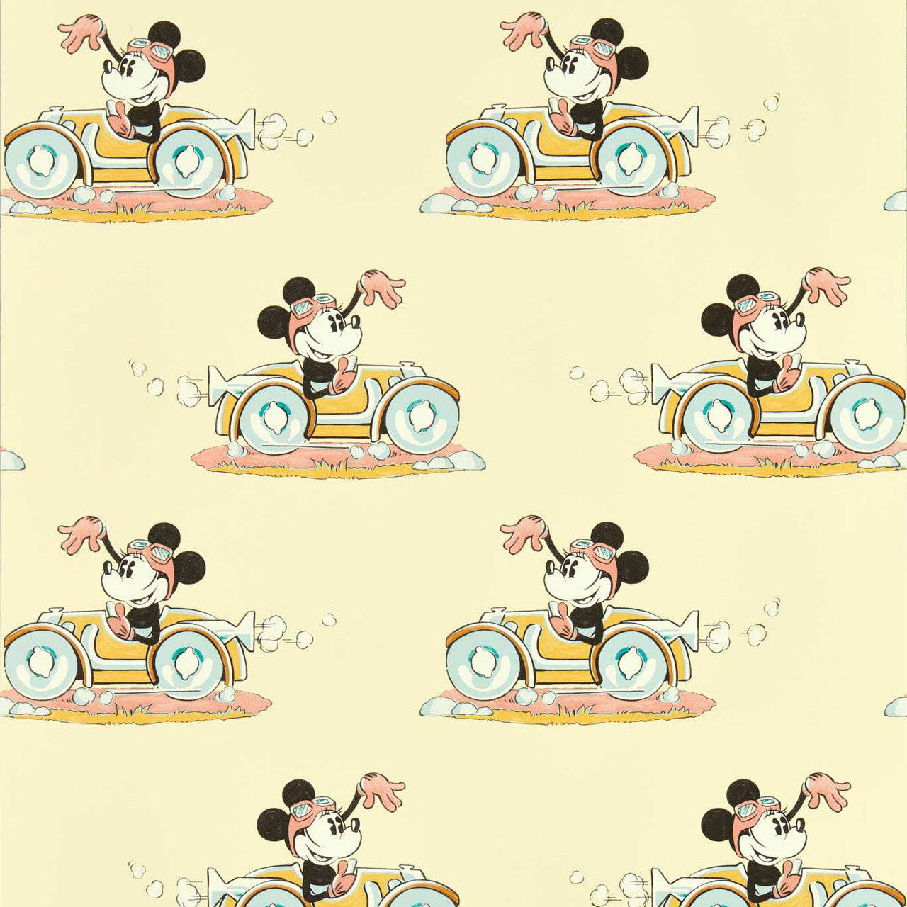 217269 Minnie On The Move Disney Home Wallpaper by Sanderson
