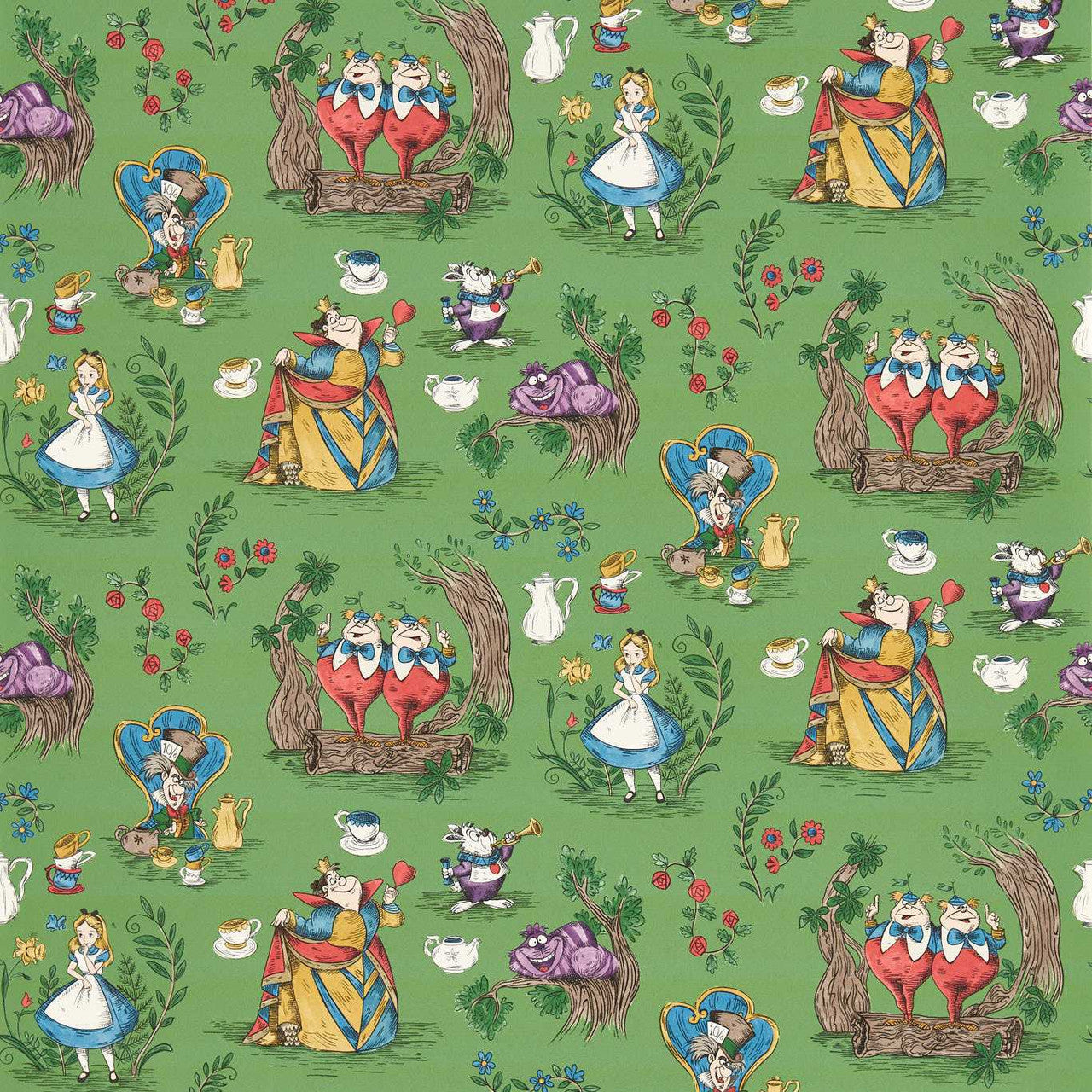 217285 Alice in Wonderland Disney Home Wallpaper by Sanderson