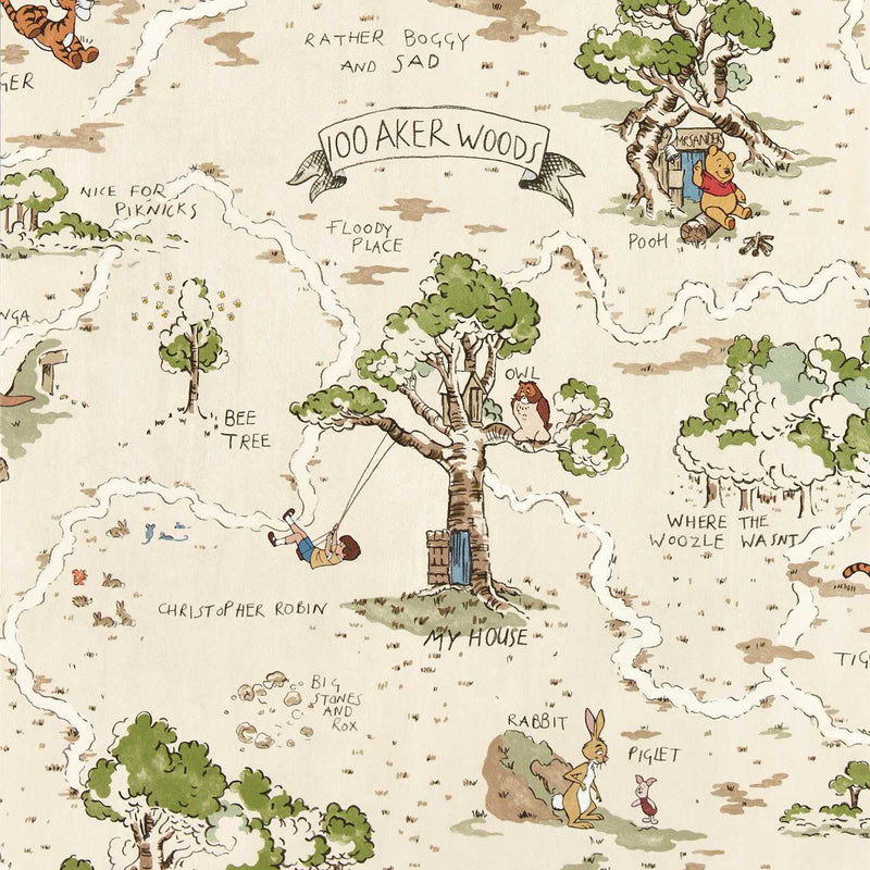 217291 Hundred Acre Wood Disney Home Wallpaper by Sanderson