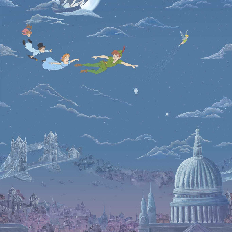 217293 Peter Pan Mural Disney Home Wallpaper by Sanderson