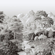 DE01714 Malvern Designology Charcoal Wallpaper Mural By Sketch Twenty 3