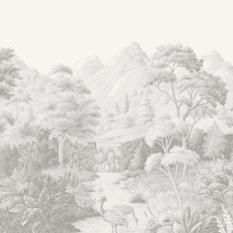 DE01715 Malvern Designology Netural Wallpaper Mural By Sketch Twenty 3