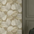 DE01723 Palm Designology Olive Wallpaper By Sketch Twenty 3