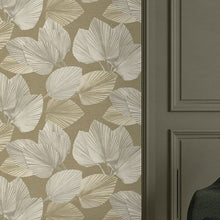 DE01723 Palm Designology Olive Wallpaper By Sketch Twenty 3