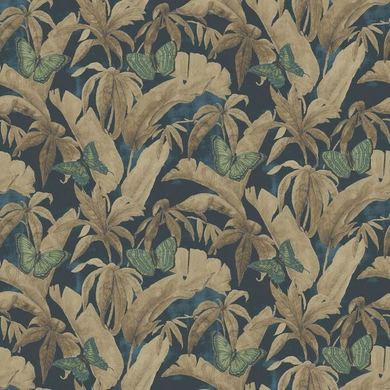 DE01730 Silverdale Designology Deep Teal Wallpaper By Sketch Twenty 3