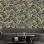 DE01730 Silverdale Designology Deep Teal Wallpaper By Sketch Twenty 3