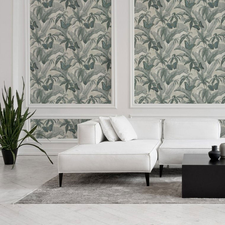 DE01732 Silverdale Designology Pale Teal Wallpaper By Sketch Twenty 3