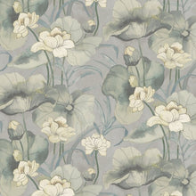 DE01736 Waterlily Designology Silver Wallpaper By Sketch Twenty 3