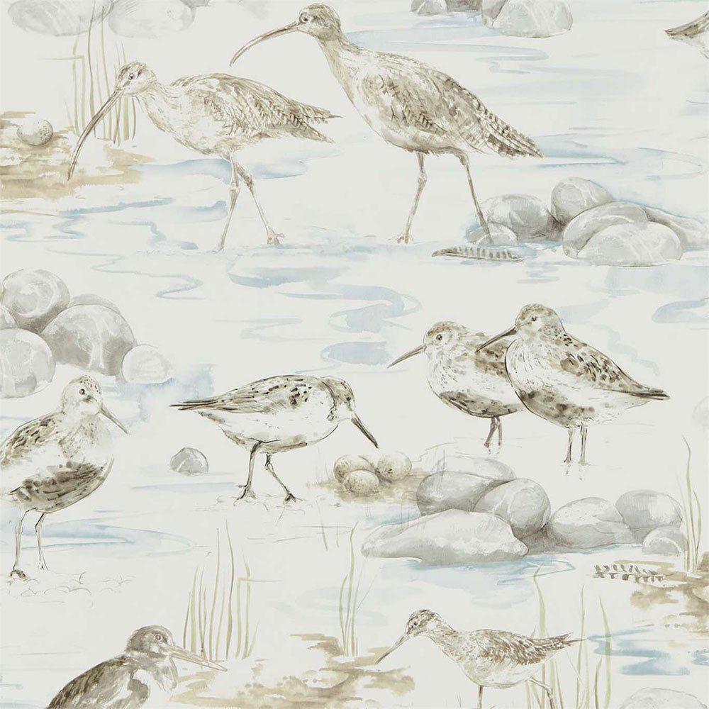 216492 Estuary Birds Embleton Bay Wallpaper By Sanderson