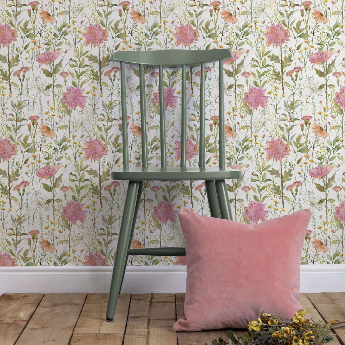 Delamere Blossom Wallpaper by Voyage Maison | DELAMER/WPO/BLO