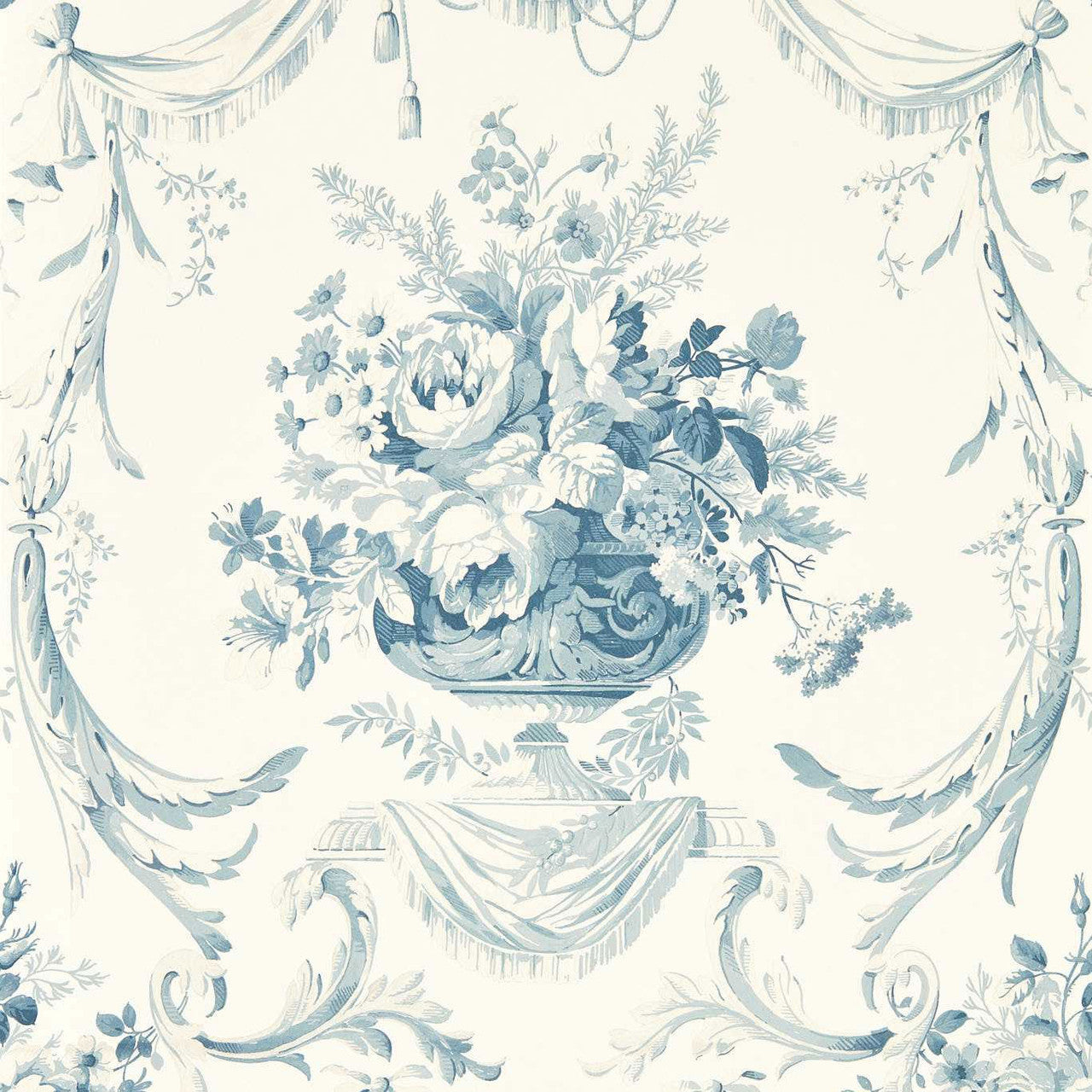 217316 Andromeda's Cup Giles Deacon Olympic Blue Wallpaper by Sanderson