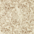 217325 Fringed Tulip Toile Giles Deacon Jute Wallpaper by Sanderson
