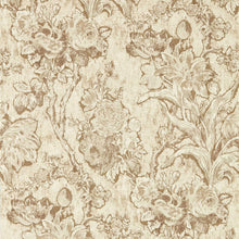 217325 Fringed Tulip Toile Giles Deacon Jute Wallpaper by Sanderson
