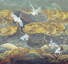 Byobu Gold Traces Mural by Masureel