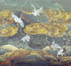 Byobu Gold Traces Mural by Masureel