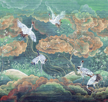 Byobu Sunset Traces Mural by Masureel