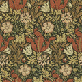 Compton Morris & Friends Brown and Orange Wallpaper by Morris & Co