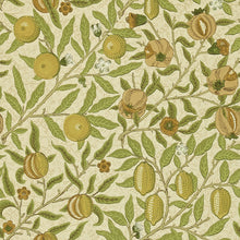 DGW1FU102 Fruit Morris & Friends Lime, Green and Tan Wallpaper by Morris & Co