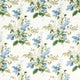 Delphinium & Lilac Highgrove Larkspur Blue Fabric by Sanderson