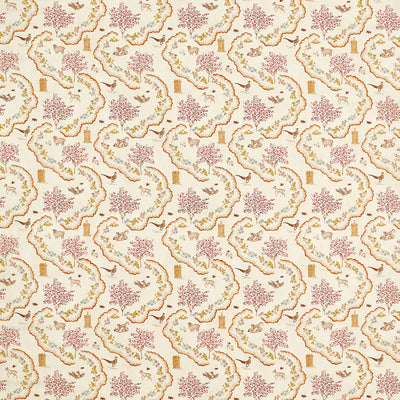 Wildflower Meadow Highgrove Maple Fabric by Sanderson