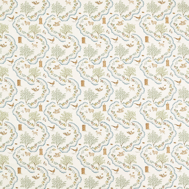 227317 Wildflower Meadow Highgrove Going Green Fabric by Sanderson