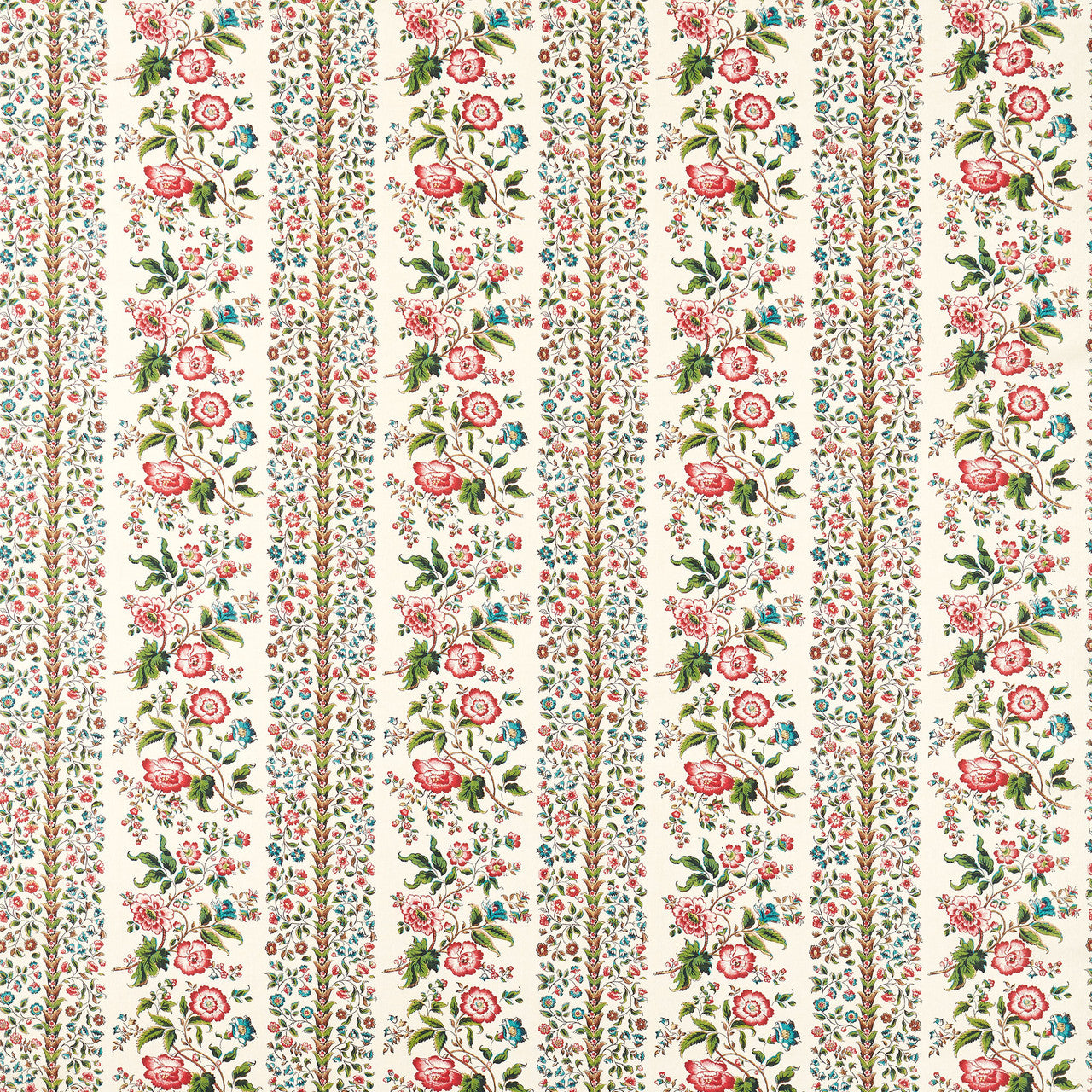 227318 Rose Pergola Highgrove Chintz Fabric by Sanderson