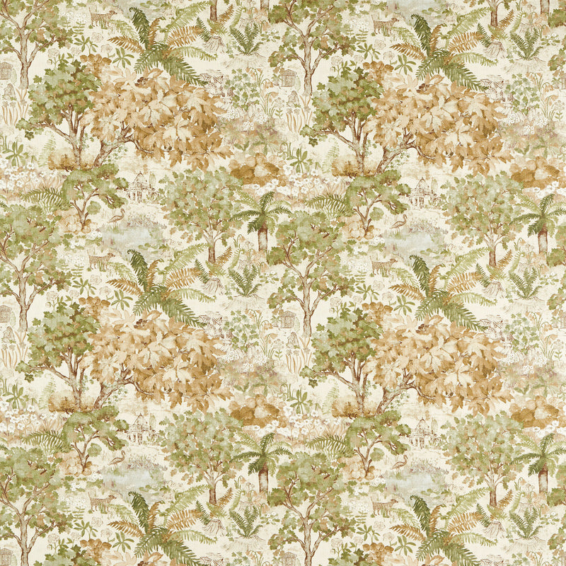 227323 The Stumpery Highgrove Lichen Fabric by Sanderson