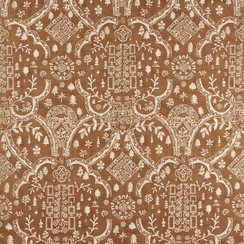 227325 Topiary View Highgrove Muntjac Fabric by Sanderson