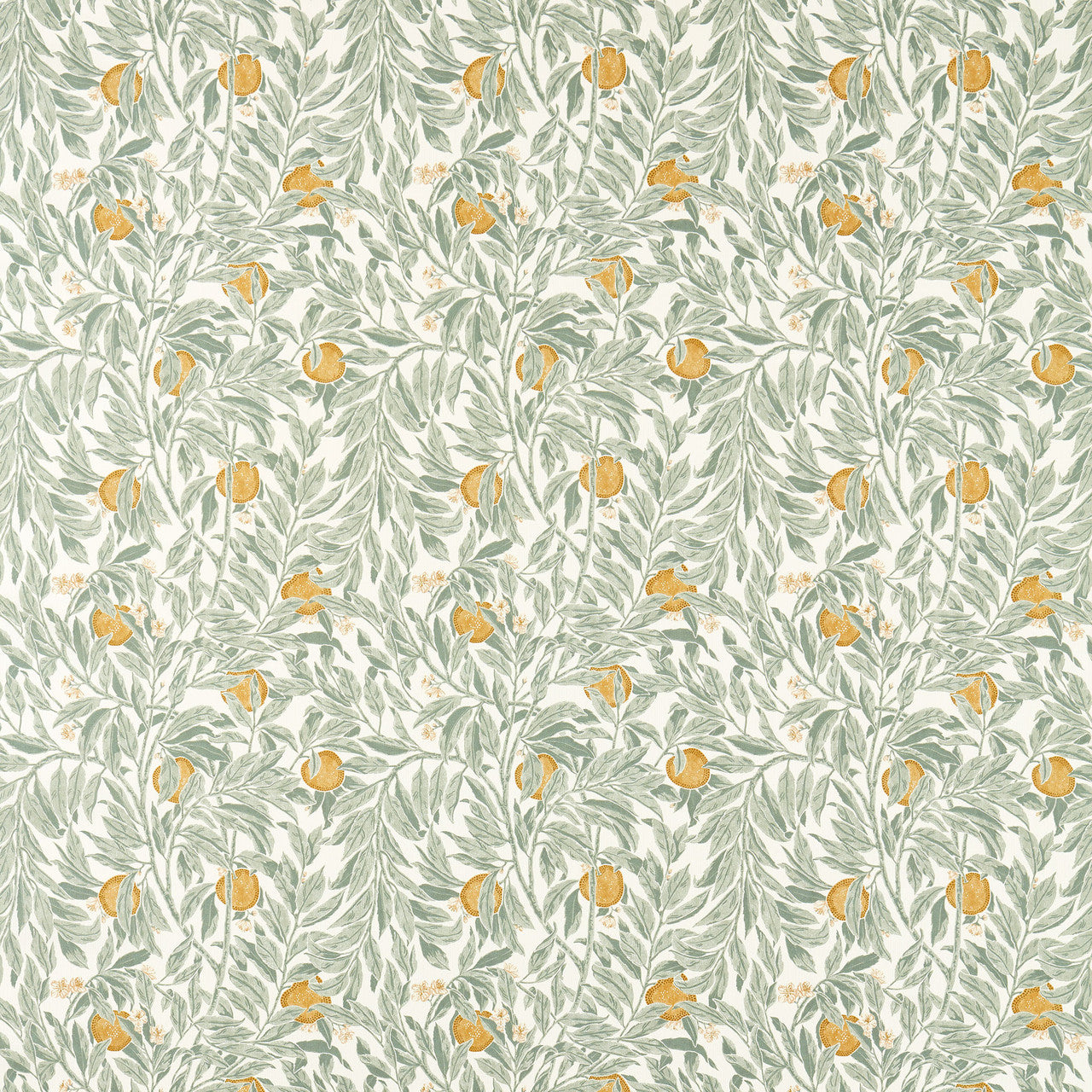 227340 Ancient Apple Orchard Highgrove Golden Knot & Sage Fabric by Sanderson