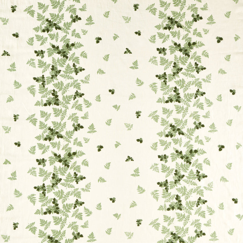 237598 Alice's Fern Highgrove Silver/Green Fabric by Sanderson