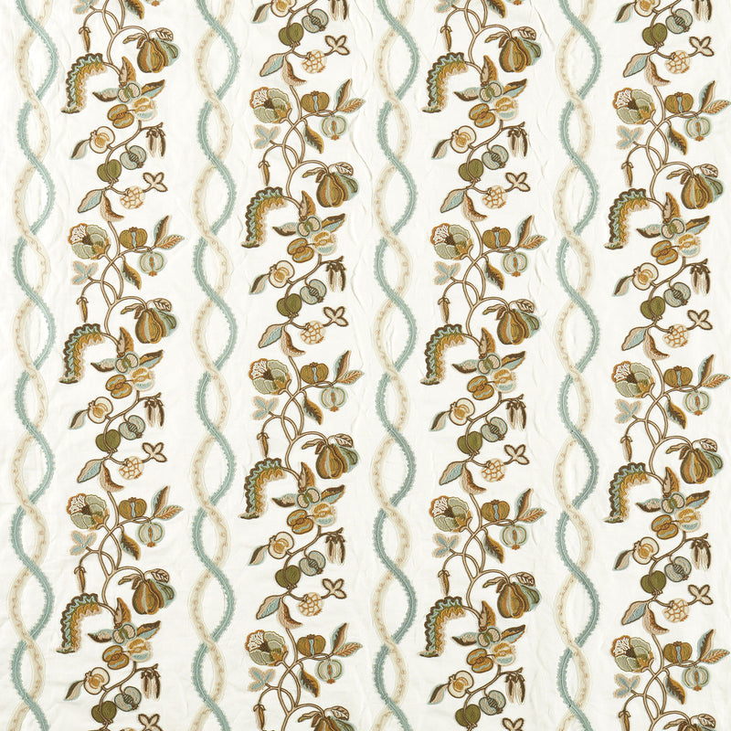 237600 Kitchen Garden Highgrove Gloucestershire Pear Fabric by Sanderson
