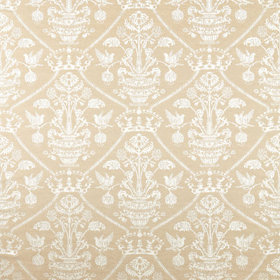Highgrove Damask Highgrove Gritstone Fabric by Sanderson